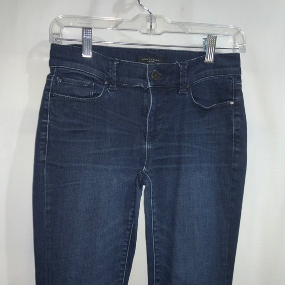 Ann Taylor Petite The Slim Modern Fit jeans Sz 2P denim - Picture 4 of 8